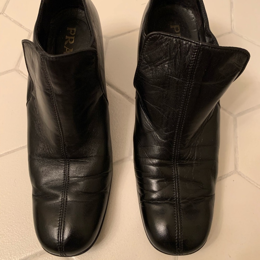 Prada Black Ankle Booties